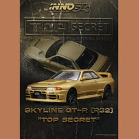 PREORDER INNO64 1/64 TOP SECRET BNR32 GT-R (650R) Gold IN64-R32TS-650R (Approx. Release Date : SEP 2025 subject to the manufacturer's final decision)