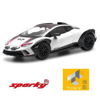 PREORDER TINY x SPARKY 1/64 Lamborghini Huracán Sterrato - White (Tiny Exclusive) YOLS64003 (Approx. Release Date : AUGUST 2024 subject to the manufacturer's final decision)