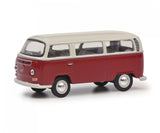 Schuco 1/64 Volkswagen T2 Bus Red/White 452030300