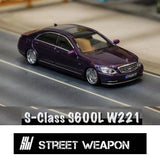 Street Weapon 1/64 S-Class S600L W221 - Purple