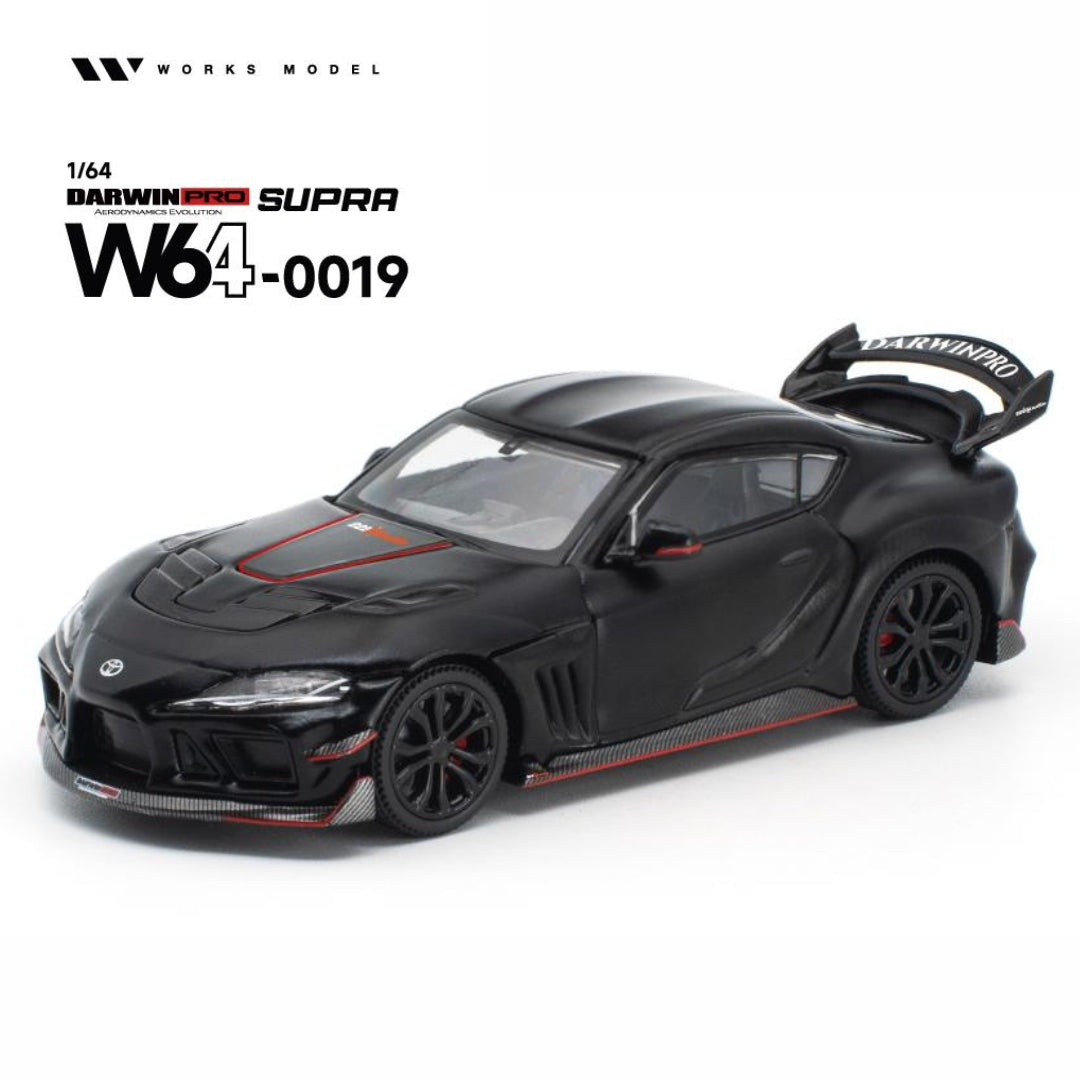 PREORDER WORKS 1/64 DARWIN PRO SUPRA DARK W640019 (Approx. Release Date: Q2 2027 and subject to the manufacturer's final decision)