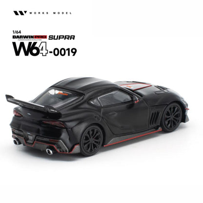 PREORDER WORKS 1/64 DARWIN PRO SUPRA DARK W640019 (Approx. Release Date: Q2 2027 and subject to the manufacturer's final decision)
