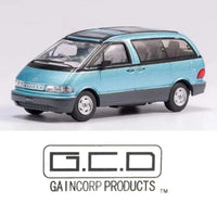 GCD 1/64 Toyota Previa Blue KS-06-111