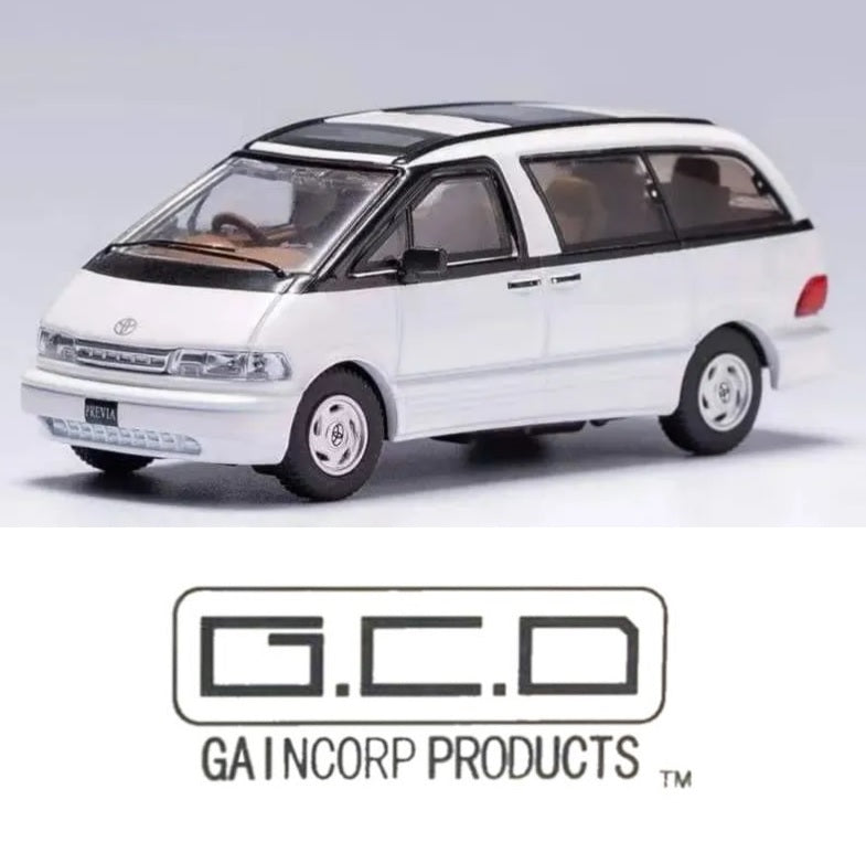 GCD 1/64 Toyota Previa White KS-016-112