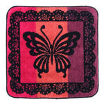 Butterfly handkerchief towel - Brown