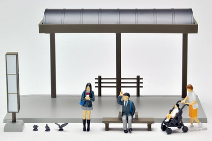 Tomytec 1/64 Diocolle 64 #05a Bus Stop 4543736312369