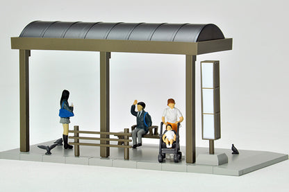 Tomytec 1/64 Diocolle 64 #05a Bus Stop 4543736312369