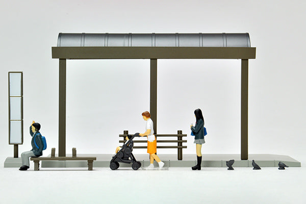 Tomytec 1/64 Diocolle 64 #05a Bus Stop 4543736312369