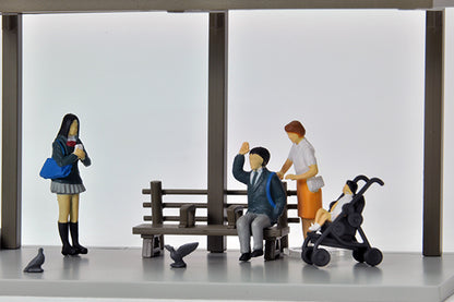 Tomytec 1/64 Diocolle 64 #05a Bus Stop 4543736312369