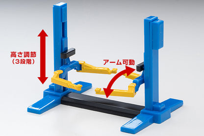 Tomytec Tomicarama Vintage 06a Car Lift including a TLV-NEO Honda Civic SiR-II