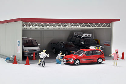 TOMYTEC TOMICARA VINTAGE 07a Parking with Roof