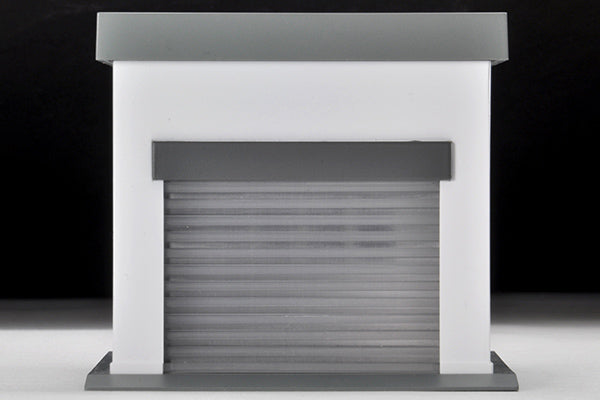 Tomytec 1/64 Tomicarama Vintage 08b Garage WHITE
