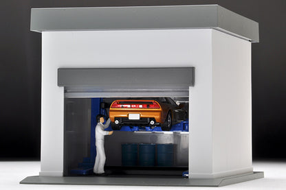 Tomytec 1/64 Tomicarama Vintage 08b Garage WHITE