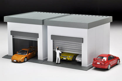 Tomytec 1/64 Tomicarama Vintage 08b Garage WHITE