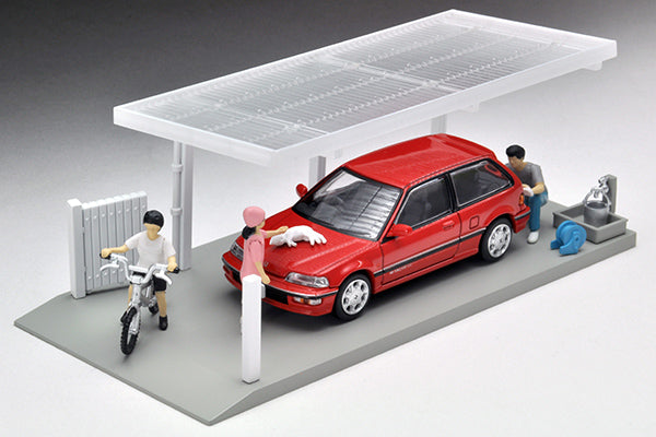 Tomytec 1/64 Tomicarama Vintage 09a Carport 4543736312369