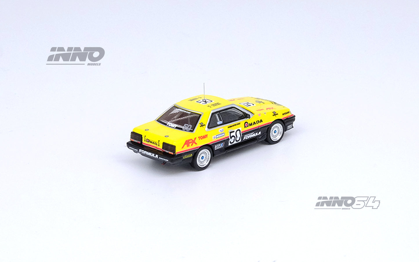 INNO64 1/64 NISSAN SKYLINE 2000 TURBO RS-X (DR30) #50 "HASEMI MOTORSPORT DUNLOP" All Japan Touring Car Championship 1987 IN64-R30-JTC97HMD