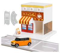 F-Toys Confect. Tomica Assembly Town 5 - #2 Cafe + Suzuki Hustler