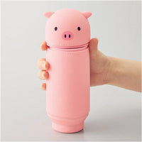 Animal "Standing" BIG Pencil Case - 05 Pig