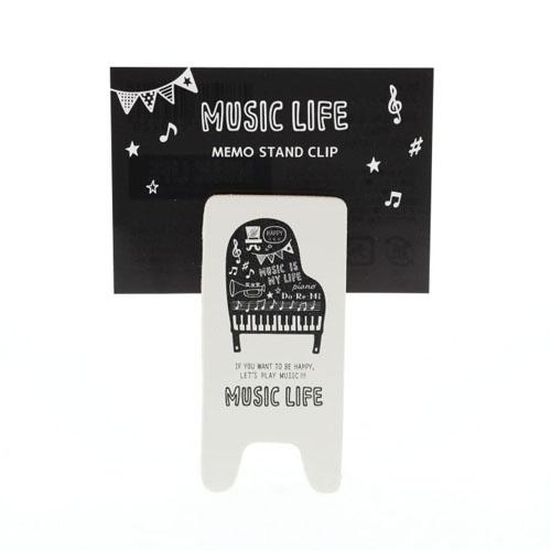 Music life memo stand clip