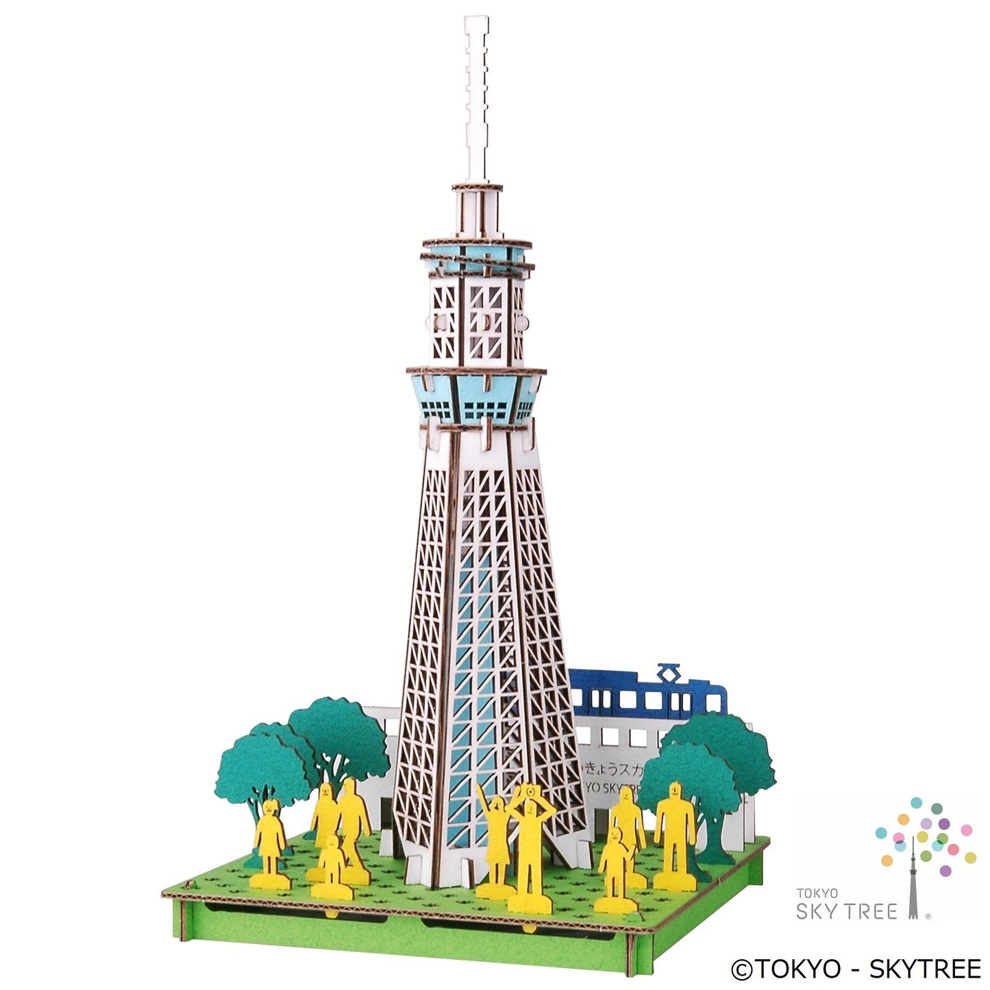 hacomo PUSU PUSU 3D Cardboard Model - TOKYO SKYTREE® 東京スカイツリー®