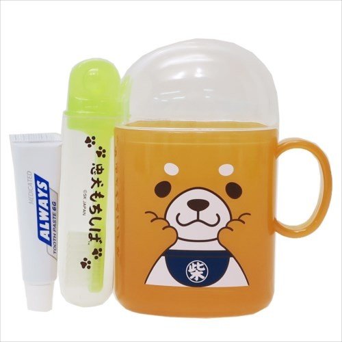 SK Japan Mochi Shiba Toothbrush Set 13728