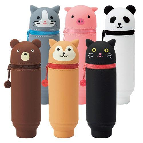 Animal "Standing" Pencil Case - 03 Black cat
