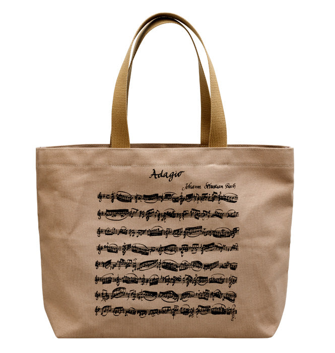 Canvas ADAGIO tote bag - Beige