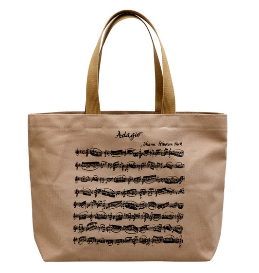 Canvas ADAGIO tote bag - Beige