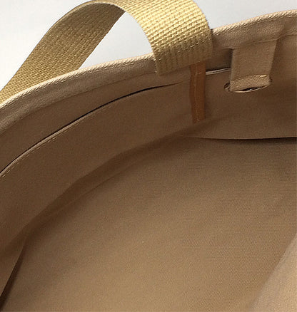 ADAGIO Canvas Tote Bag - Beige