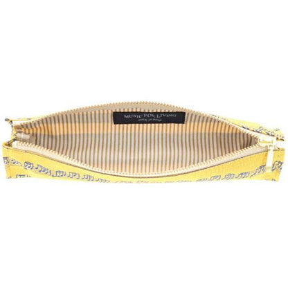 Music Score Pencil Case - Gold