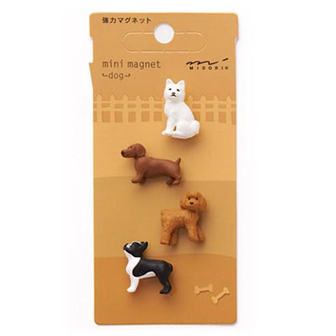 4pcs Midori Magnet clip set - Dog 