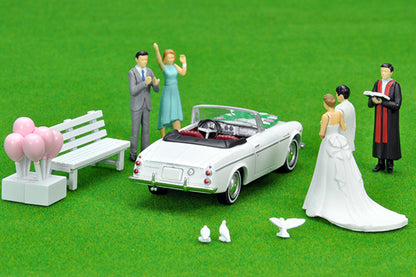 TOMYTEC Tomica Limited Vintage Neo Diocolle 64 Car Snap 13a Wedding