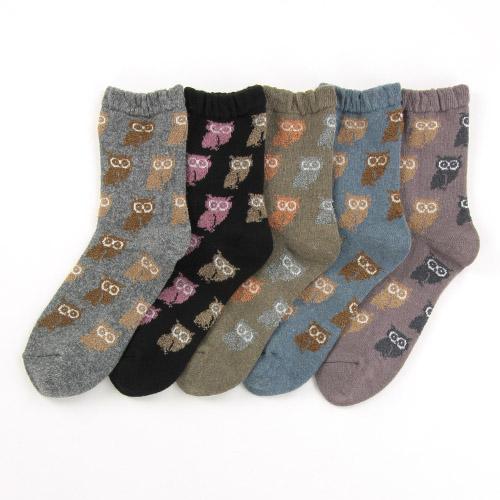 Owl pattern socks - Virrdian