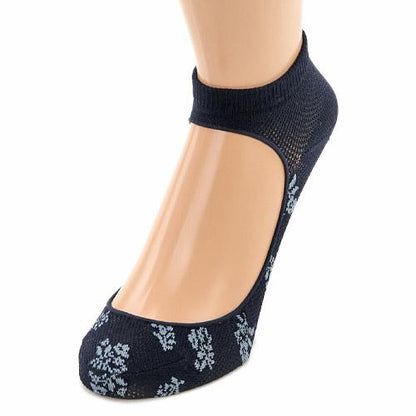 Floral pattern cover socks
