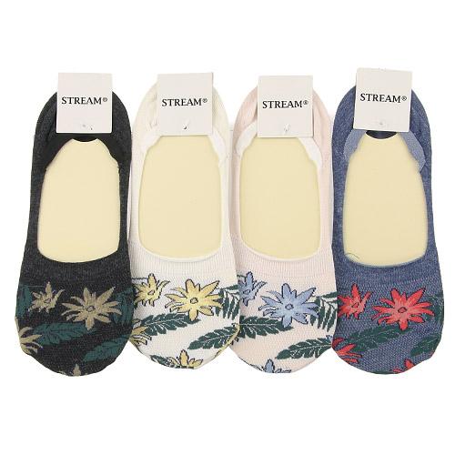 Botanical pattern cover socks