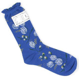 Maison Blanche Floral socks - Sky blue