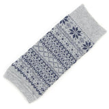 Arm & leg warmer snow pattern - Grey 