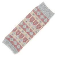Arm & leg warmer geometric pattern - Grey