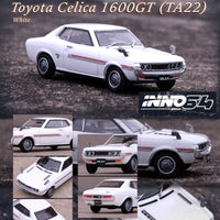 INNO64 1/64 TOYOTA CELICA 1600GT (TA22) White IN64-1600GT-WHI