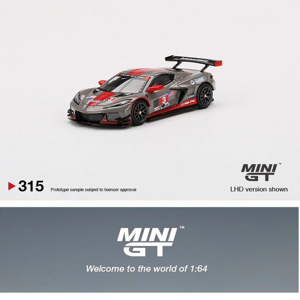 MINI GT 1/64 Chevrolet Corvette C8.R #3 Corvette Racing 2021 IMSA Sebring 12 Hrs LHD MGT00315-L