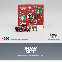 MINI GT 1/64 Land Rover Defender 90 Pickup - 2021 Christmas Edition MGT00320-R