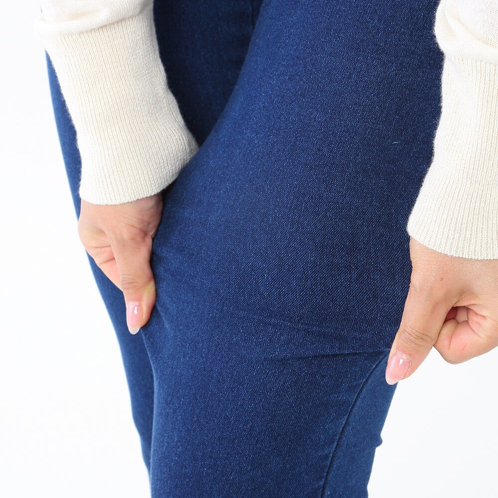 GUNZE L Brushed Denim Legging