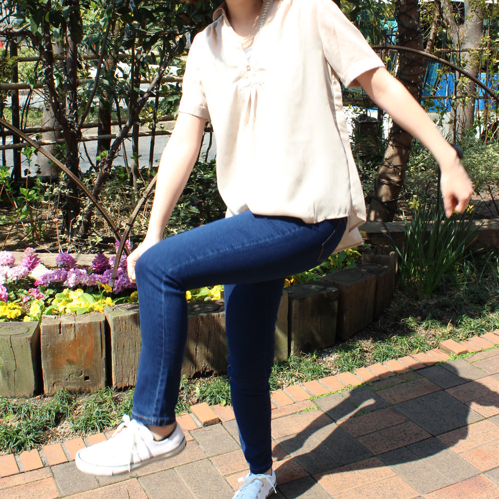 GUNZE LL Brushed Denim Legging
