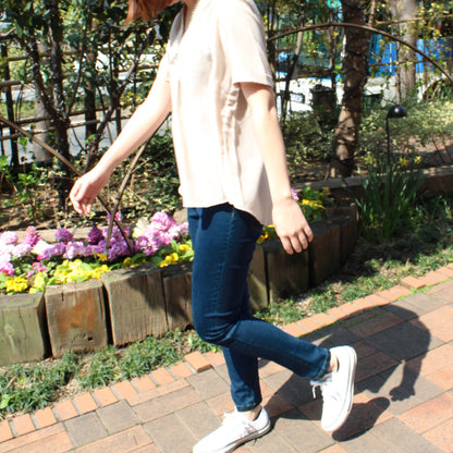 GUNZE L Brushed Denim Legging