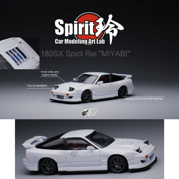 Micro Turbo 1/64 Custom 180SX White