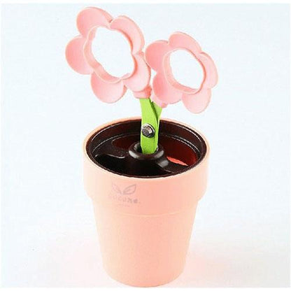 COCONE Japan Flower Scissors with Stationery Stand and Tray - Pink