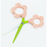 COCONE Japan Flower Scissors with Stationery Stand and Tray - Purple