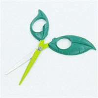 COCONE Japan Flower Scissors with Stationery Stand and Tray - Yellow