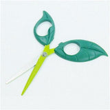 COCONE Japan Flower Scissors with Stationery Stand and Tray - Green