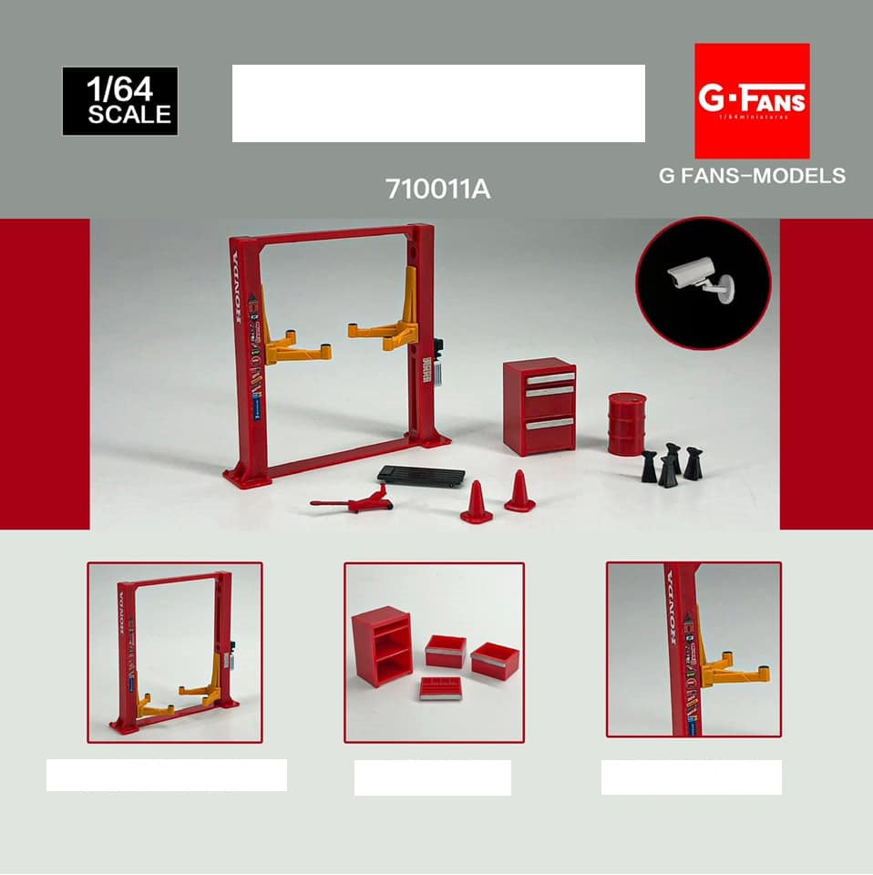 G-FANS 1/64 Garage Tool Set 710011A